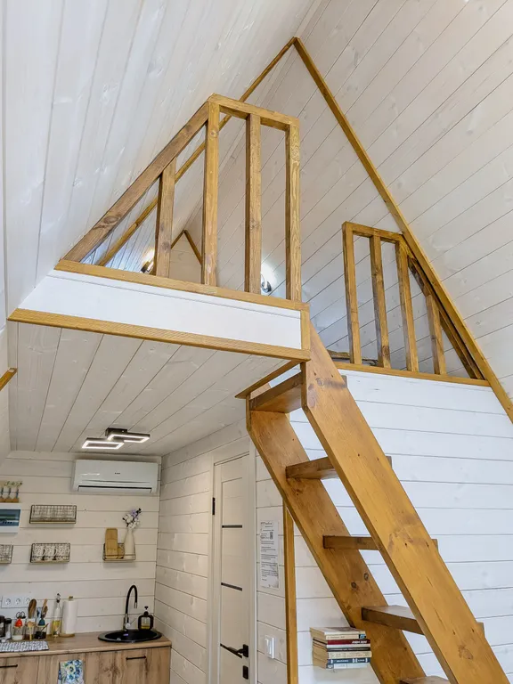 Уютный домик с чаном и баней в сосновом лесу