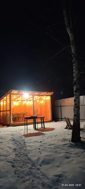 Домик для отдыха с собственным горячим чаном