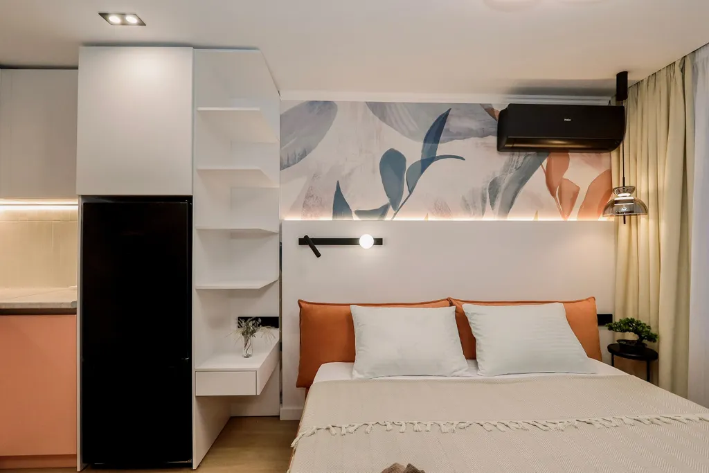 Дизайнерская студия премиум-класса c великoлепным видом для двоиx