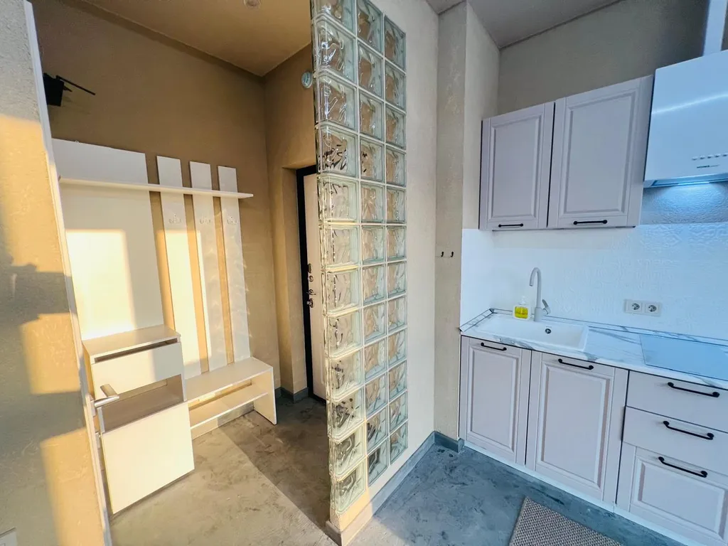 Стильная однокомнатная квартира с балконом