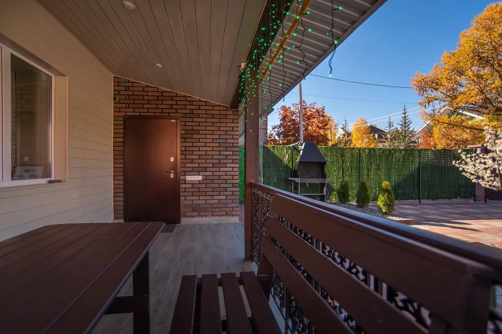 Новое бунгало с мангалом и верандой