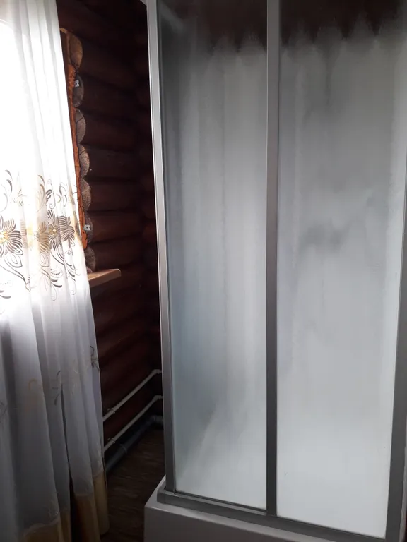 Дом из бруса с беседкой