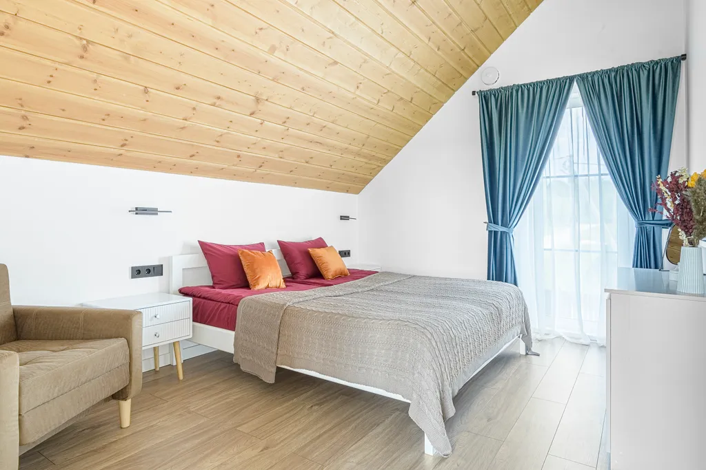 Современный барн с панорамными видами вблизи Сорачан