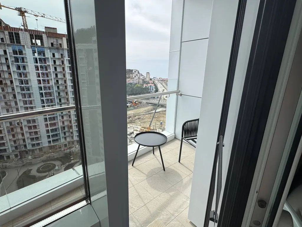 Семейная студия с балконом и видом на море