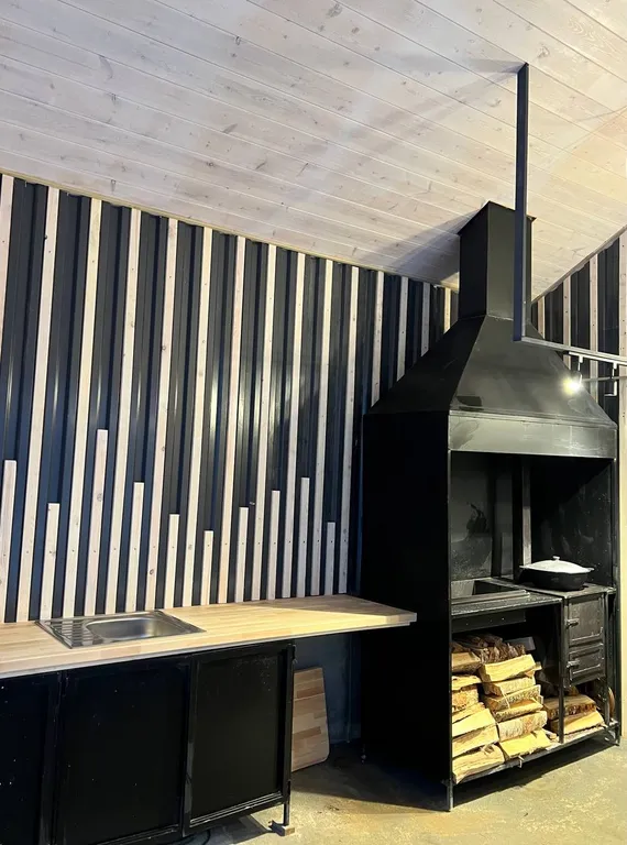 Уютный барнхаус с баней вдали от городской суеты