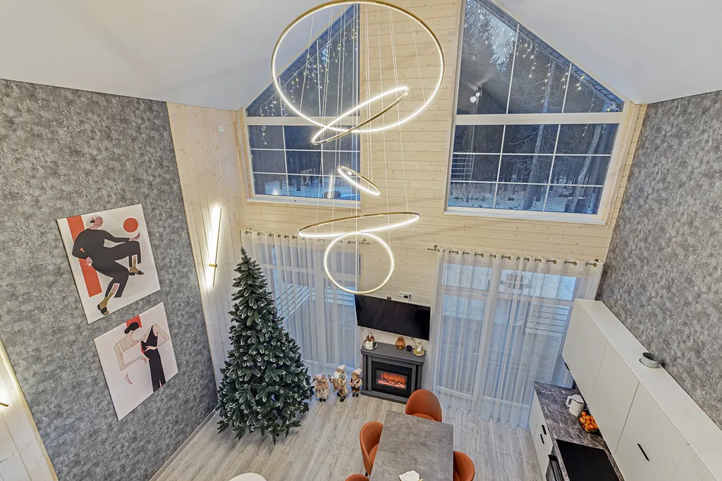 Дом с чаном в лесу