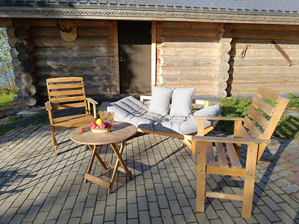 Дом-баня Дом охотника на берегу озера Нигозеро