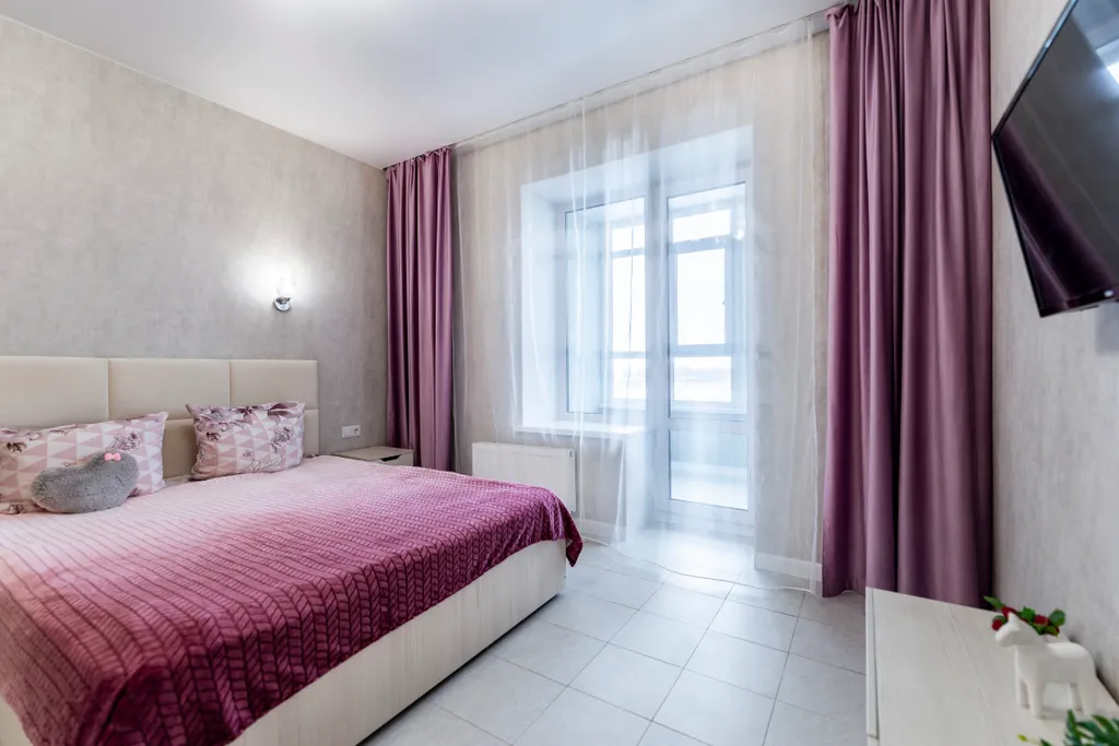 Просторная студия с отличным видом на город