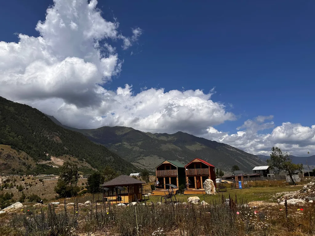 Барнхаус с шикарным видом на горы