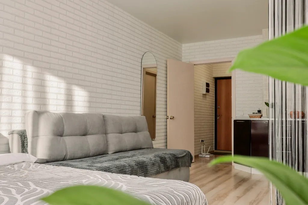 Новая студия  с 2-мя раздельными спальными местами от Город 18