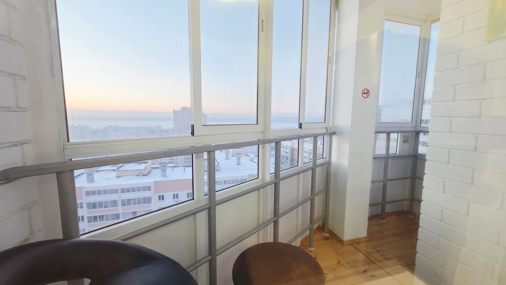 Замечательная квартира в центре с шикарным видом на реку Кама и лес