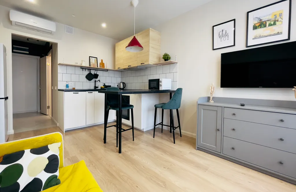 Квартира Прекрасная стильная студия — аренда посуточно в Путилково