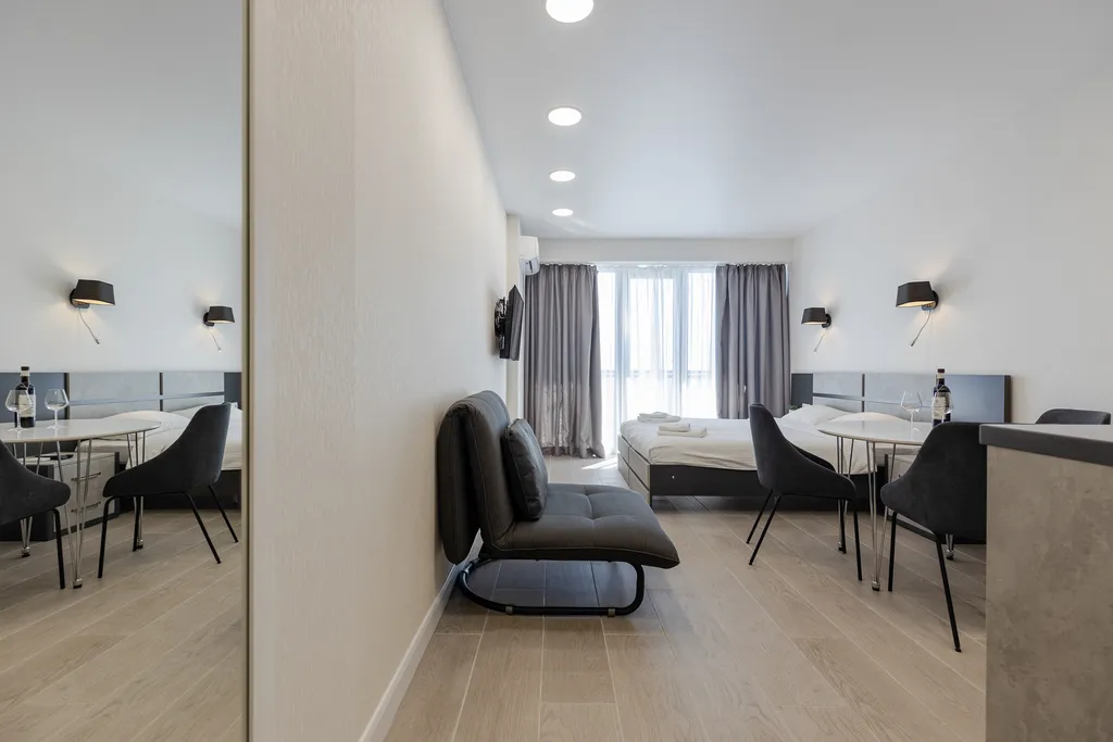 Квартира Апартамент студия с видом на море и парк — аренда посуточно в Батуми