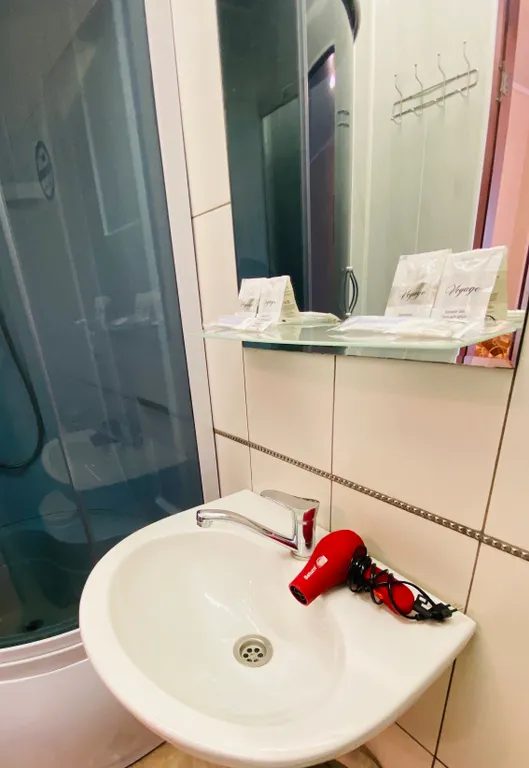 Номер с удобствами и двухспальной кроватью в мини гостинице