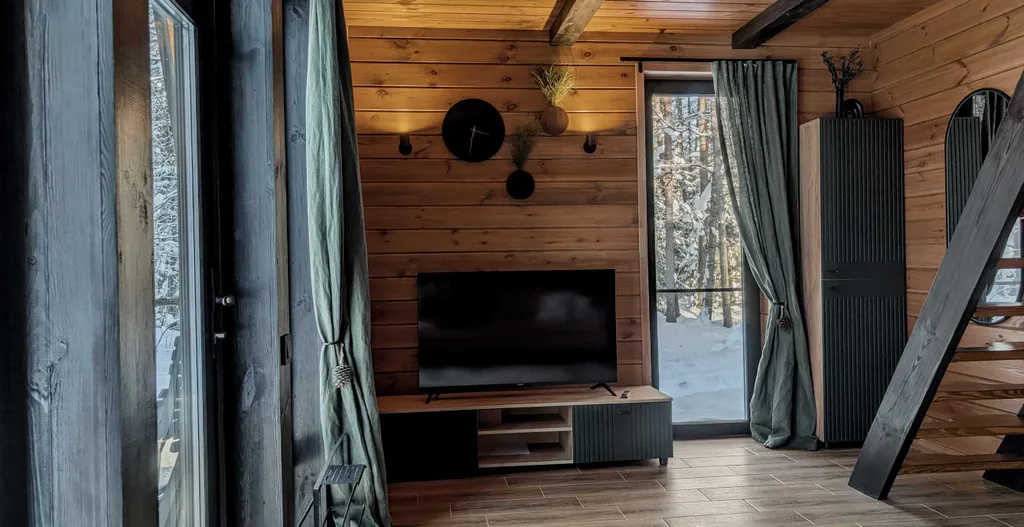 A-frame на Нарочи с видом на лес в 10 минутах от пляжа