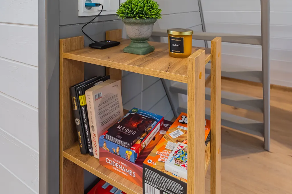 А-фрейм в сказочном зимнем лесу