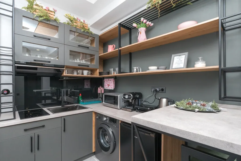 Квартира в стиле 50 оттенков серого в центре города