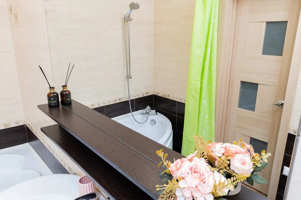 Уютные апартаменты с огромной ванной