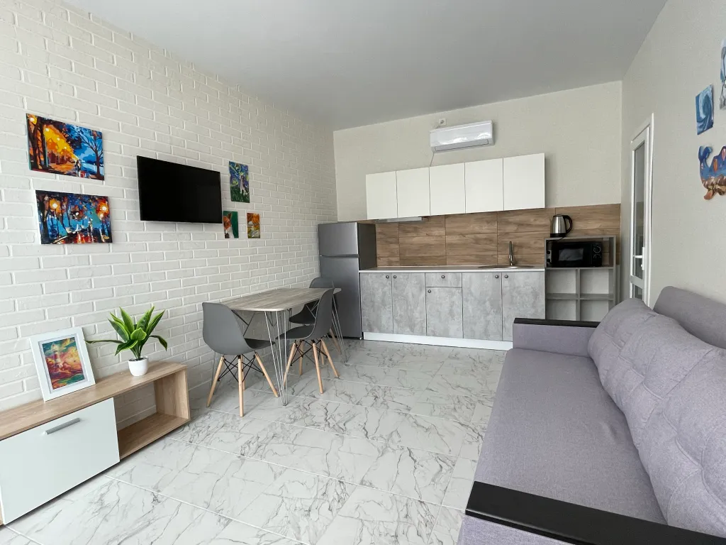 Двухкомнатные апартаменты с кухней