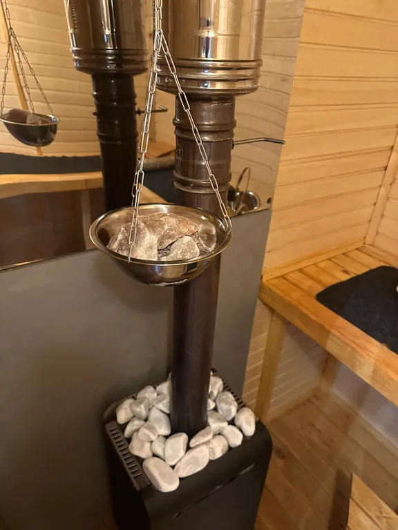 Уютный домик с террасой и сауной