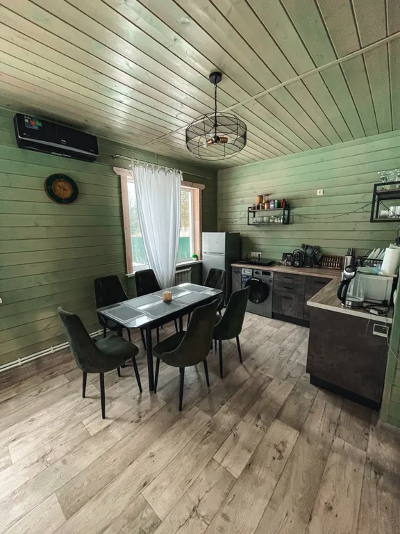 Дом в лесу с баней и чаном