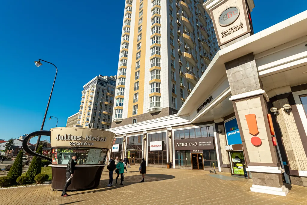 Квартира Квартира Евродвушка в центре, жк «большой», балкон с рабочим местом, чисто — Краснодар