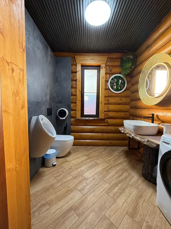 Комфортабельный дом из сруба в живописном месте