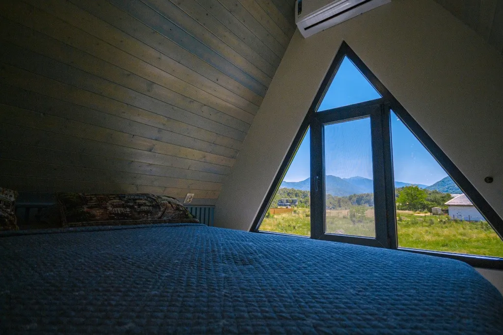 2-комнатный дом маус с чаном и баней на дровах в горах Адыгеи