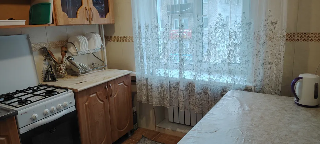 Двухкомнатная квартира с видом на горы и балконом