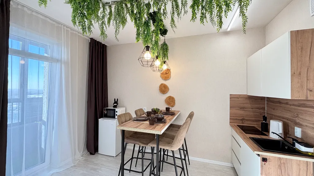 Новая светлая дизайнерская однакомнатная квартира