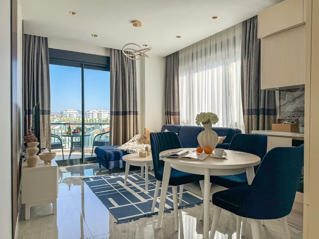 Квартира Вид на море и горы: уютные апартаменты 1+1 для всей семьи — аренда посуточно в Аланья