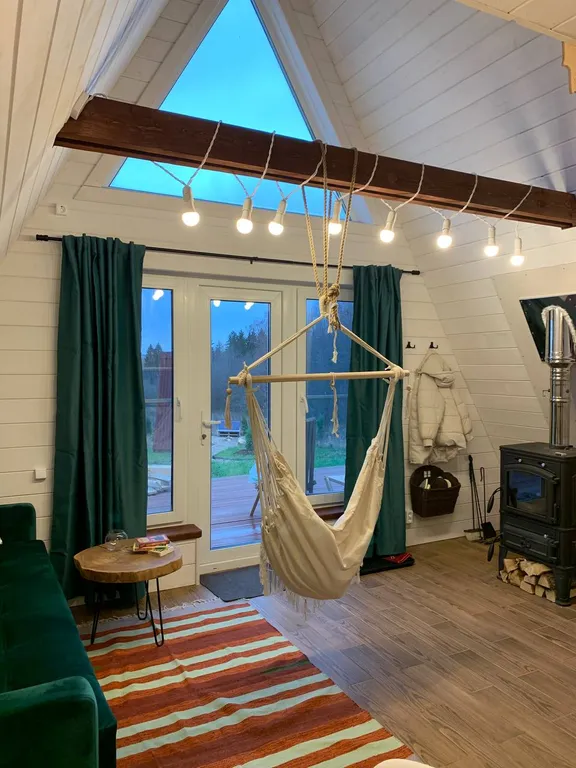 Papino village green уютный домик рядом с водопадом и рекой