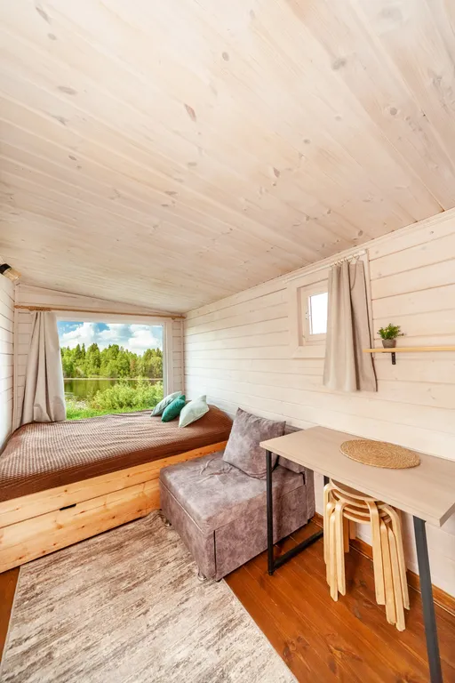 Домик на двоих с панорамным окном №2