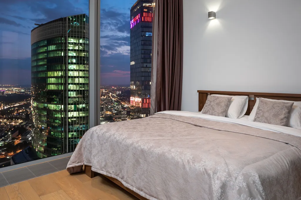 Квартира Студия для двоих на 74 этаже с панорамным видом — аренда посуточно в Москва