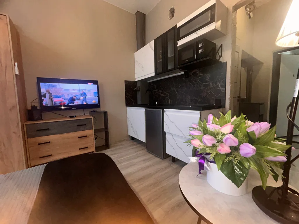 Квартира Жемчужина Мысхако на берегу Черного моря, кинг-сайз кровать — аренда посуточно в Мысхако