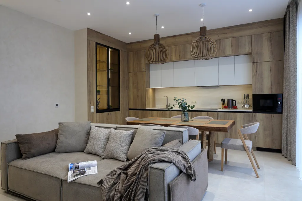 Коттедж c 3 спальнями, барбекю и парковкой