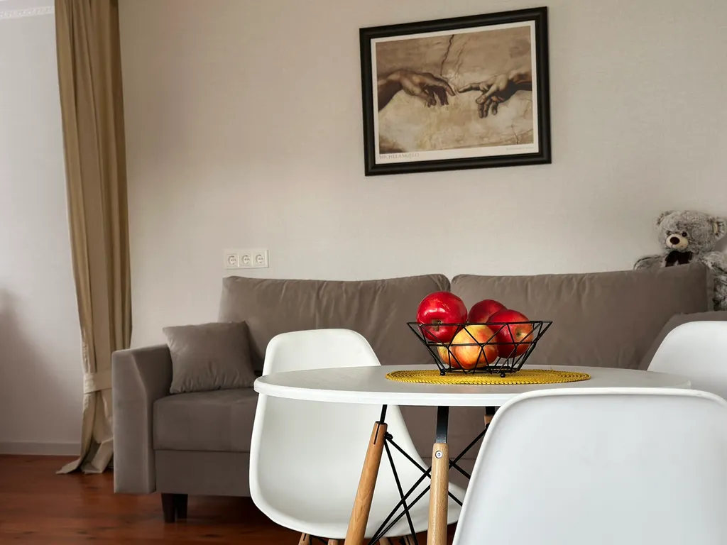 Просторная студия с видом на старинный Гродно