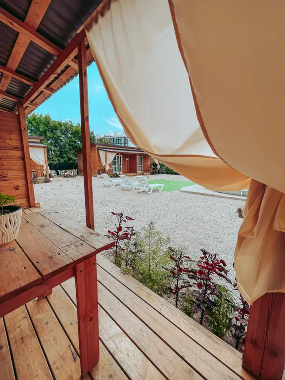 Новый домик 2-комнатный с кухней и террасой на компанию