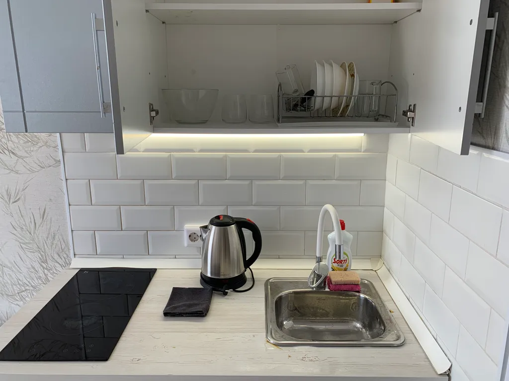 Уютная светлая студия недалеко от центра города