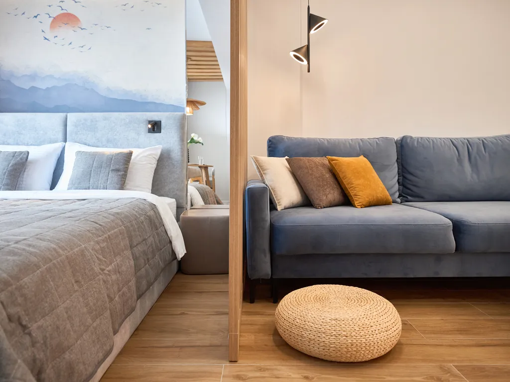 Красивая студия Azure в ЖК Каравелла Португалии