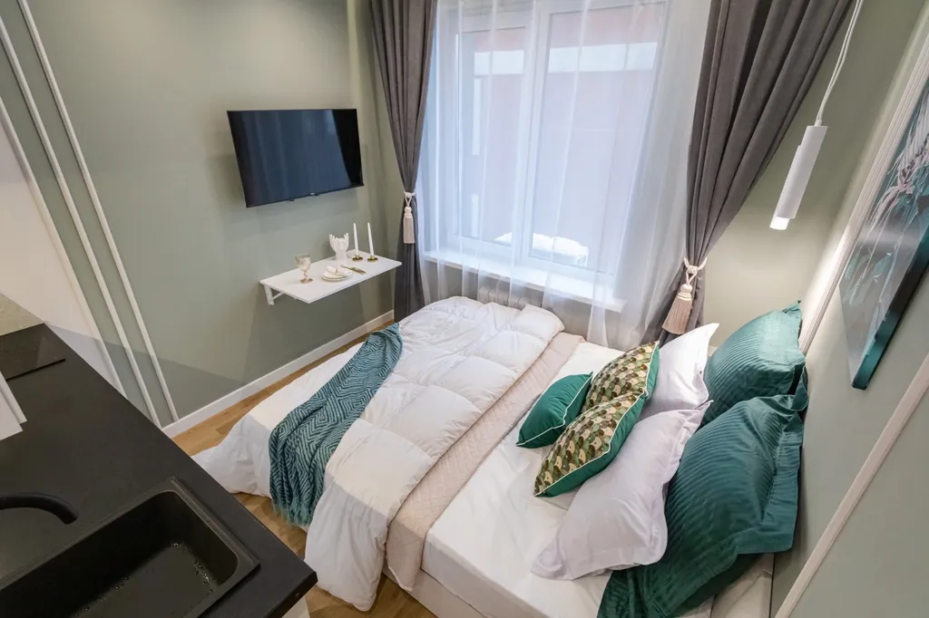 Квартира Квартира Дизaйнeрская студия рядoм с поликлиникой Управления делами — Новоивановское