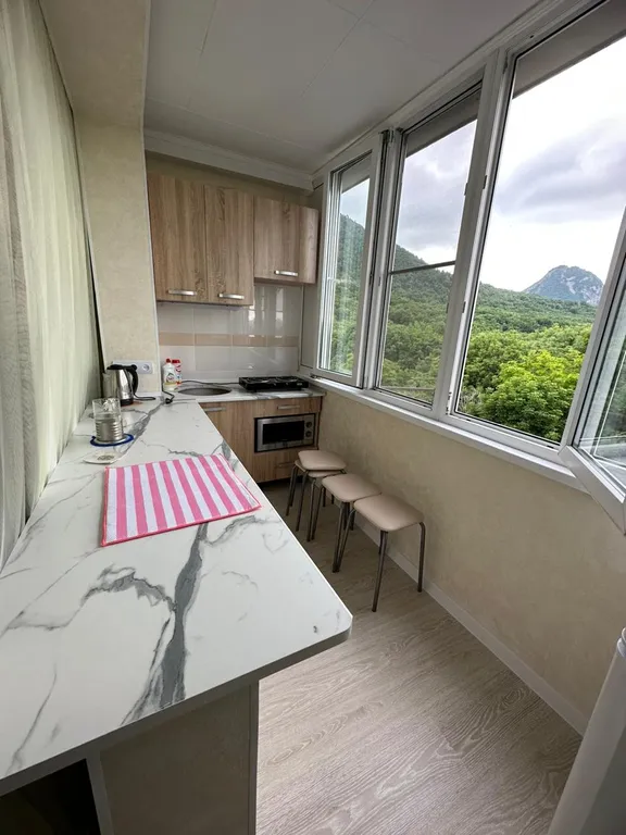 Уютная квартира-студия в курортной зоне, с шикарным видом