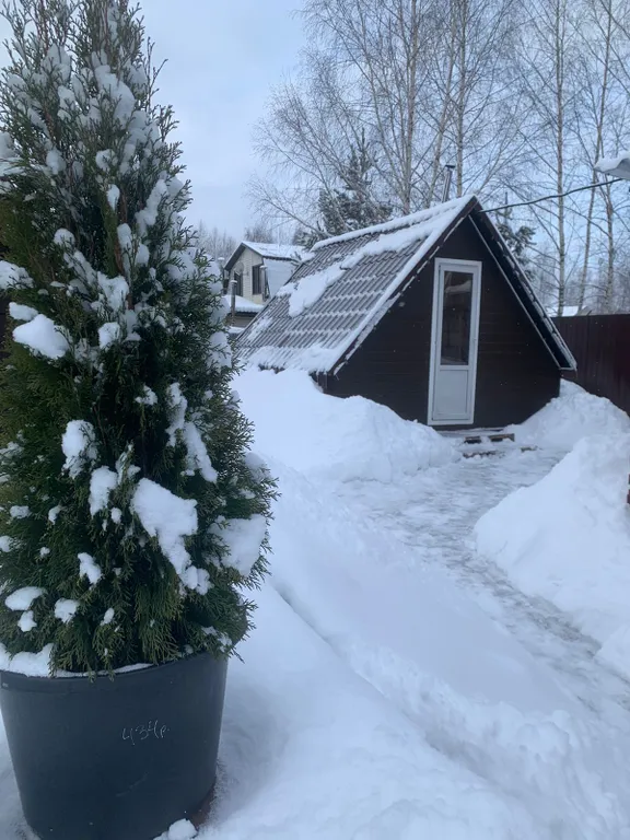 Прекрасный домик в стиле А-фрейм