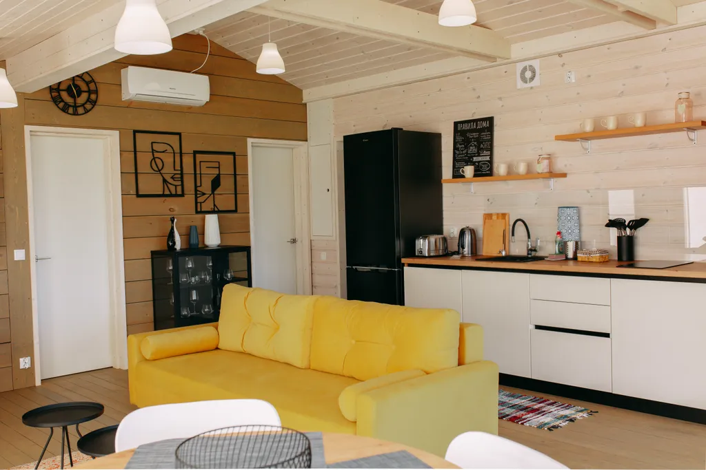 Барнхаус люкс с банным чаном.