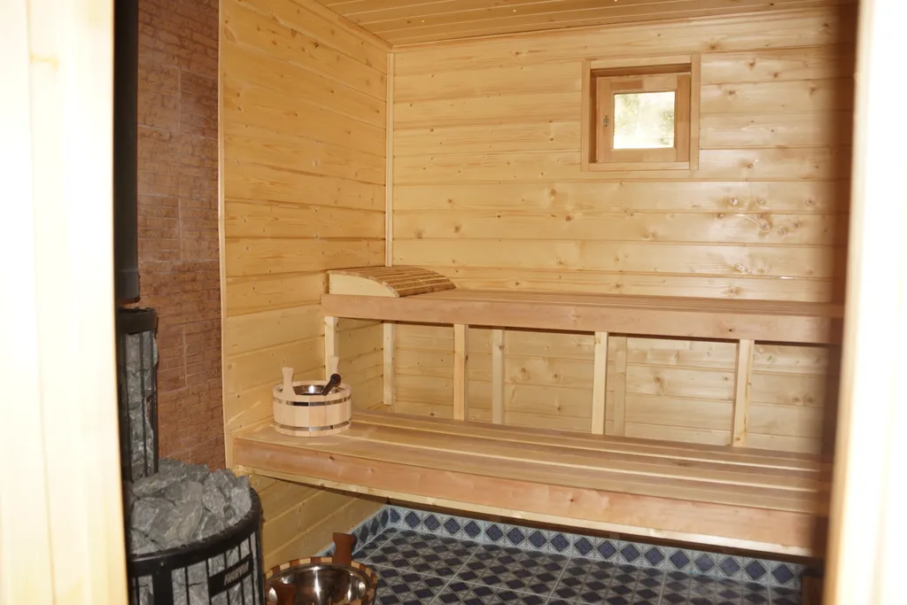 Коттедж Дом с камином, баней-сауной на дровах и купелью — Светлое