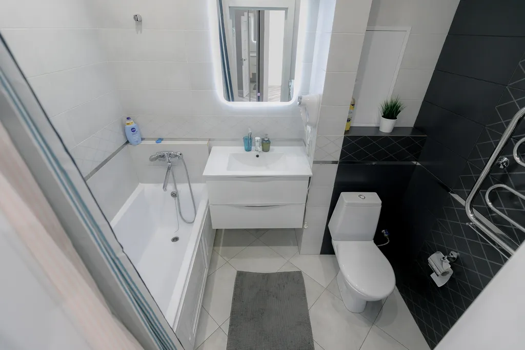 Дизайнерская однокомнатная квартира с камином