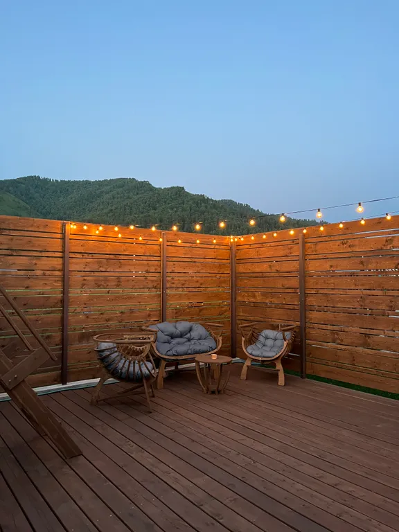 Уютный дом с видом на горы