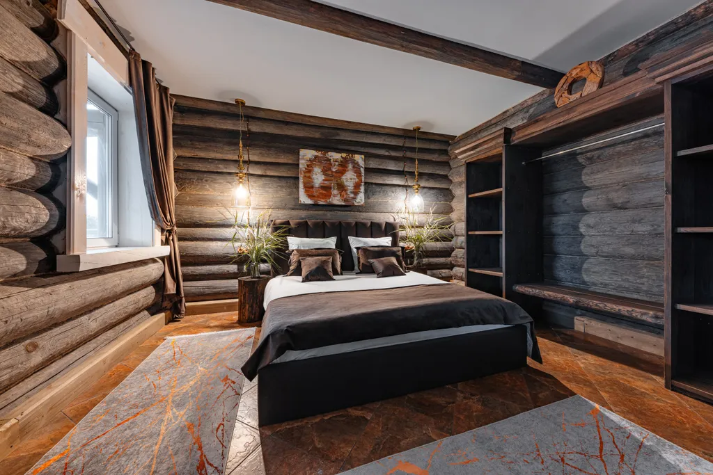 Дом  с летней кухней на три спальни с камином и террасой