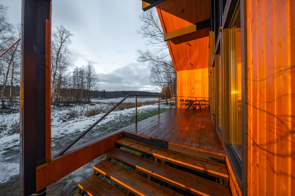 Коттедж Коттедж с видом на озеро — Приозерск