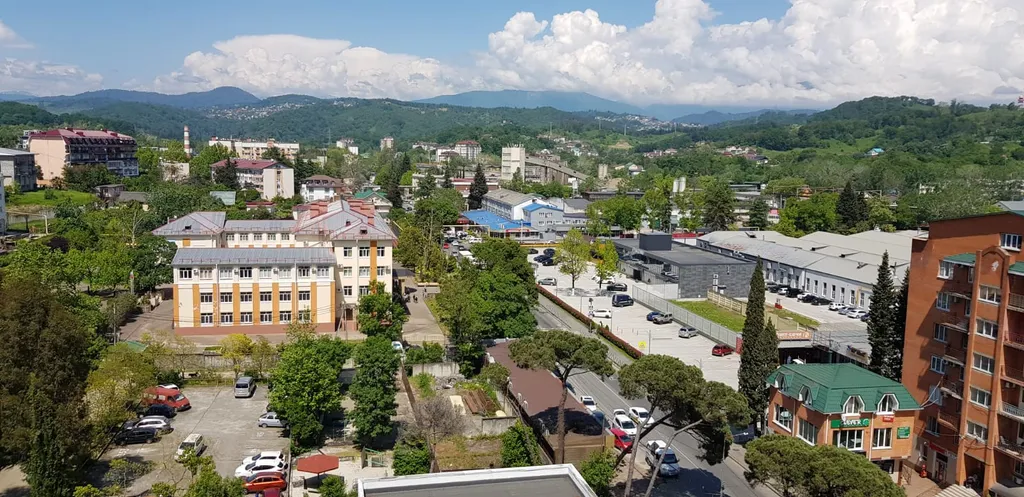 Квартира Квартира Отличная евродвушка с видом на Кавказские горы — Адлер